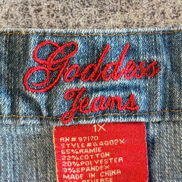 Y2k Goddess Jeans Cropped Denim Vest - Picture 3 of 6